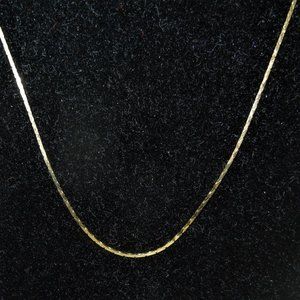 Box Style 7 inch Gold / Gold Plated? Necklace